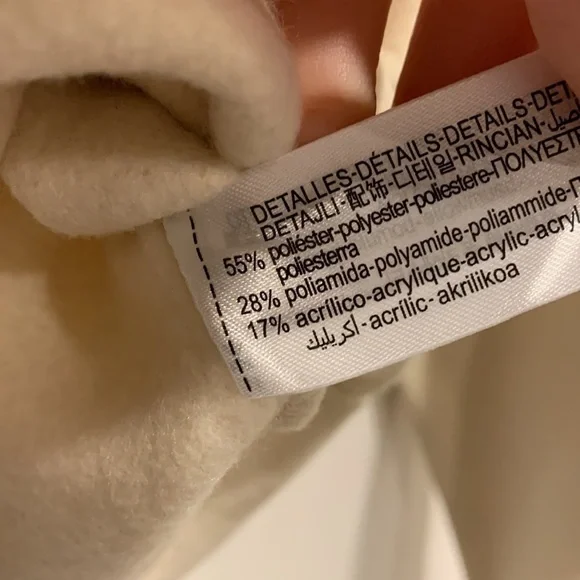 NWT Zara Tricot Lapel Knit Collar Sweatshirt - Picture 8 of 9